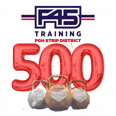 500 Class Milestone GIF by F45 Pittsburgh