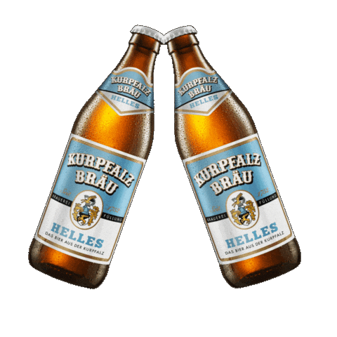 Cheers Helles Sticker by kurpfalzbräu