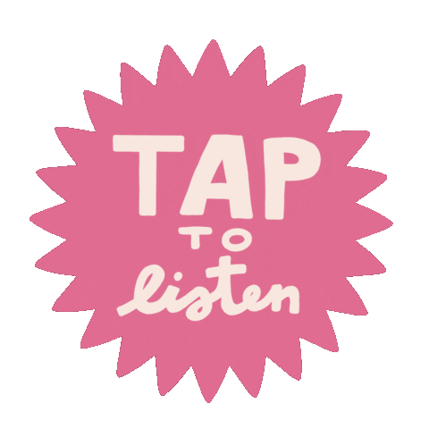 Podcast Tap Sticker by ESM Creative Studio