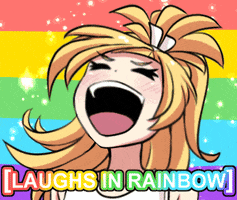 Happy Rainbow GIF by Jin