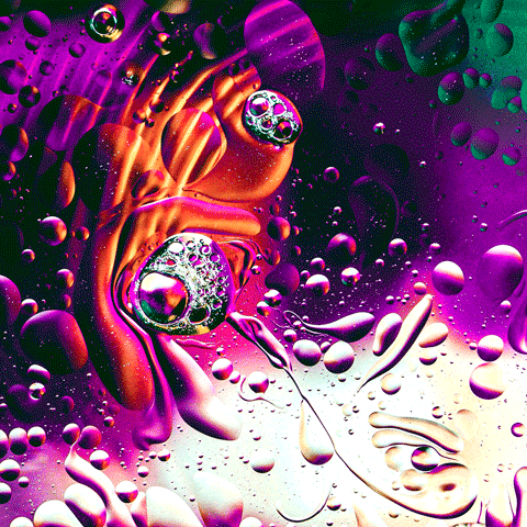 antonza colors bubbles ripple tremor GIF