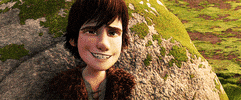 how to train your dragon smile GIF