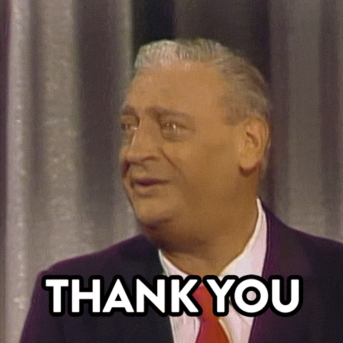 Thank You So Much GIF by Rodney Dangerfield