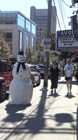 Look Back Laughing GIF by Freaky The Scary Snowman