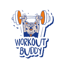 Workout Buddy Sticker by Ovomaltine