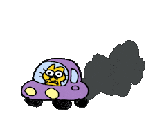 Car Street Sticker