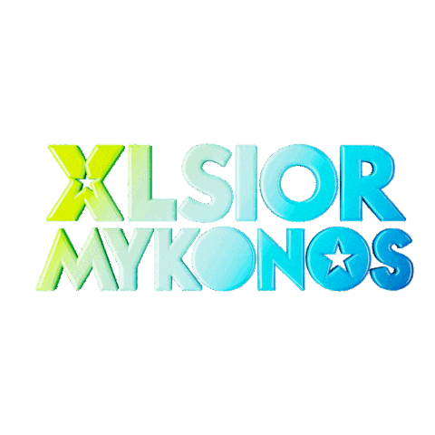 Mykonos Sticker by XLSIOR