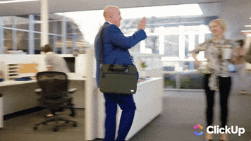 High Five Office GIF by ClickUp