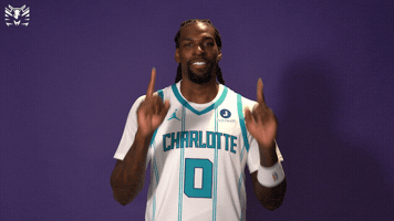 Point Up Naz Reid GIF by Charlotte Hornets