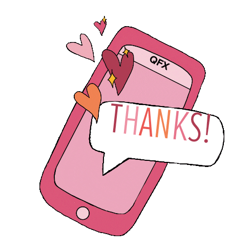 Beauty Thanks Sticker by Quickfx