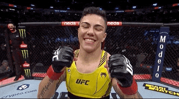 Jessica Andrade Kiss GIF by UFC