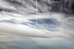 clouds airplane GIF by hateplow