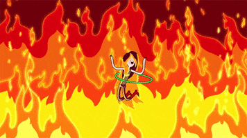 adventure time fire GIF