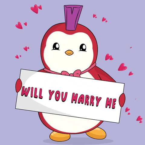 Marry Me Love GIF by Pudgy Penguins