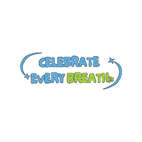 Breath Celebrate Sticker