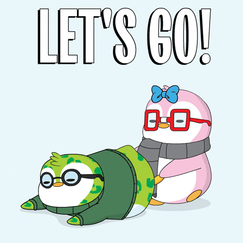 Come Along Lets Go GIF by Pudgy Penguins