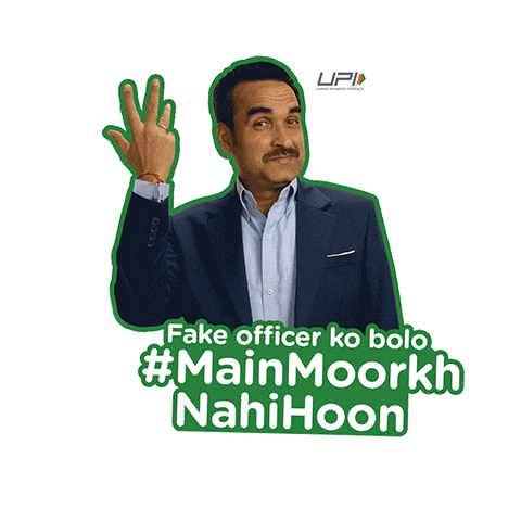 Suspicious Pankaj Tripathi Sticker by UPIChalega