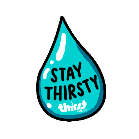 Thirsty Sticker