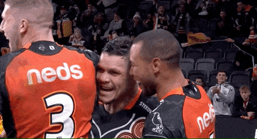 Celebrate James Roberts GIF by Wests Tigers