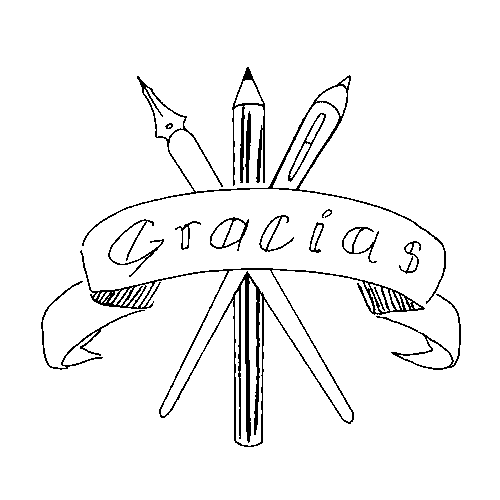 Thanks Gracias Sticker