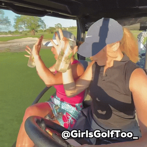 Golfing Best Friends GIF