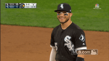 chicago white sox smiles GIF by MLB