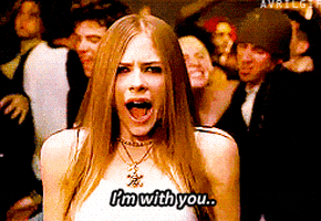 im with you avril lavigne GIF