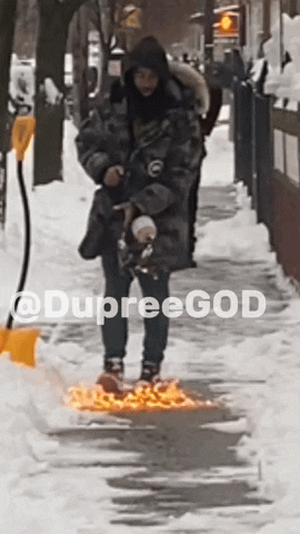 Snow Day Flamethrower GIF by dupreegod