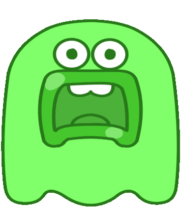 Shocked Halloween Sticker by crowlab studio