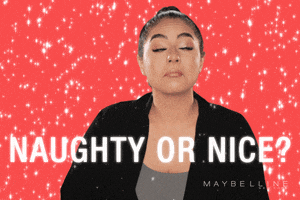 naughty or nice GIF by Maybelline