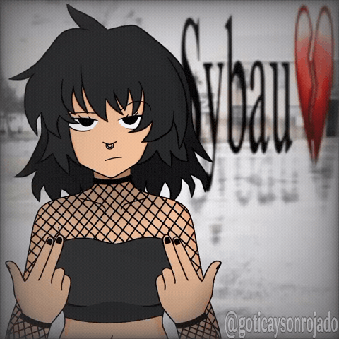Girl Goth GIF