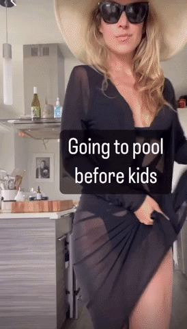 Mom Life Pool Day GIF by Lovable Curves