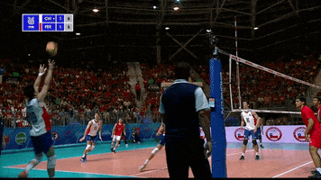 Smash La Roja GIF by Volleyball World