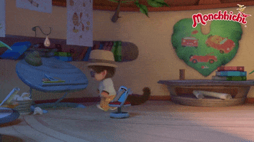 angry animation GIF by Monchhichi