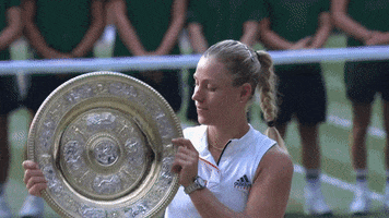 Happy Angelique Kerber GIF by Wimbledon