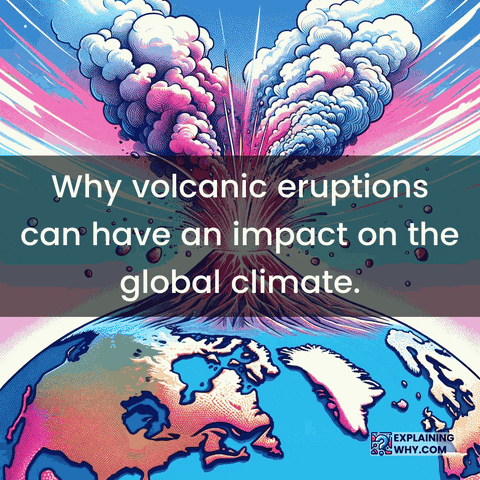 Climate Change Volcanic Gases GIF by ExplainingWhy.com