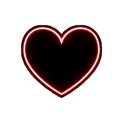 Heart Neon Sticker by lenay