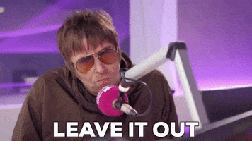 Liam Gallagher No Chance GIF by AbsoluteRadio