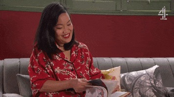 Chinese New Year Book GIF by Hollyoaks