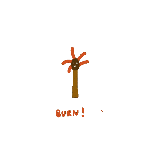 Burn Sticker