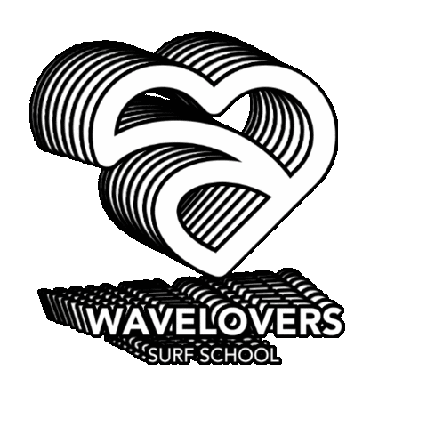 Wavelovers Surf School Sticker