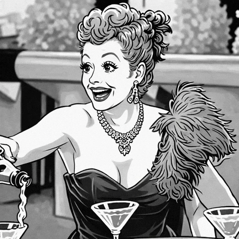 Happy New Year Champagne GIF by Brzzy