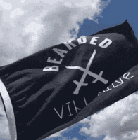 Flag Beard GIF by BEARDED VILLAINS