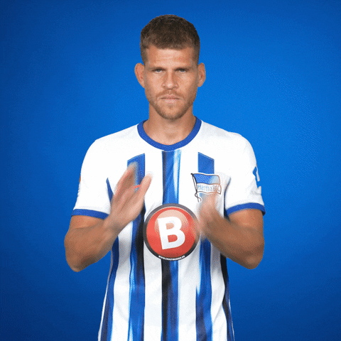 Football Applause GIF by Hertha BSC