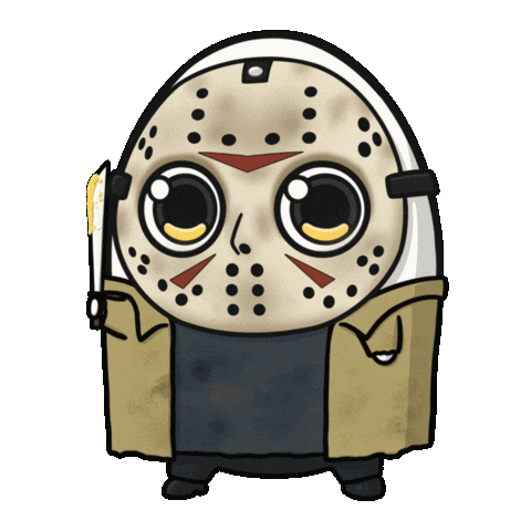 Jason Voorhees Halloween Sticker