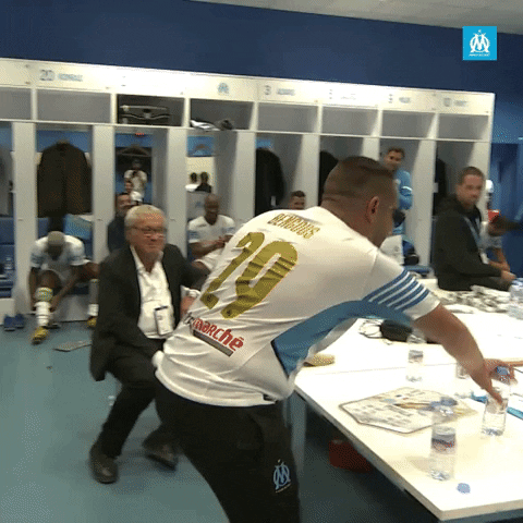 Angry Water GIF by Olympique de Marseille