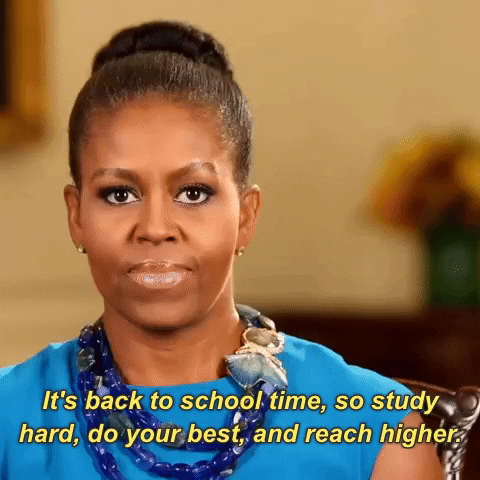 Reach Higher Back To School GIF by Obama - Find & Share on GIPHY