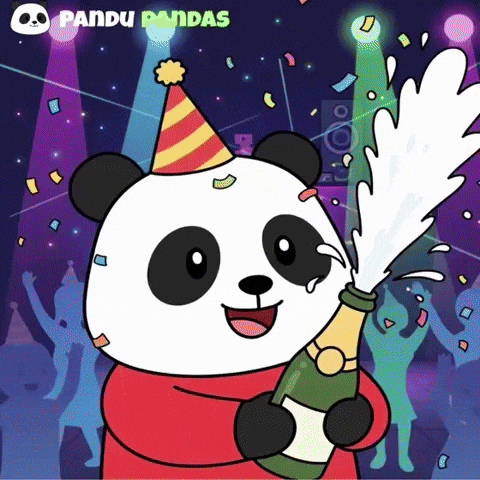 Party Celebration GIF by Pandu Pandas