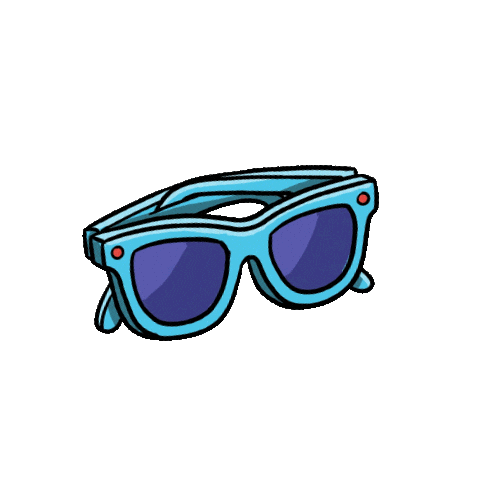 Sommer Brille Sticker by startgmbh