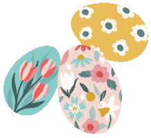 Easter Eggs Spring Sticker